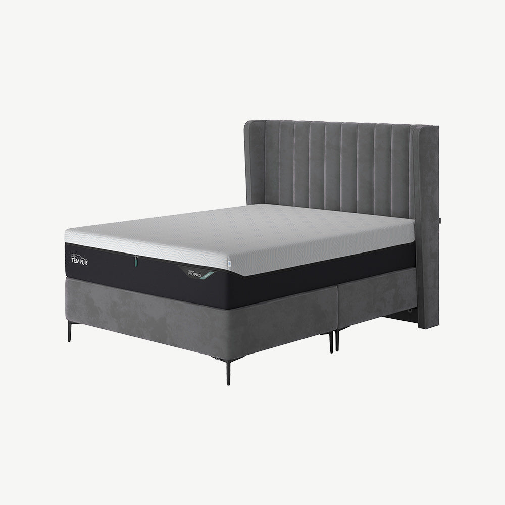 TEMPUR® Suffolk Slim Divan in Armour