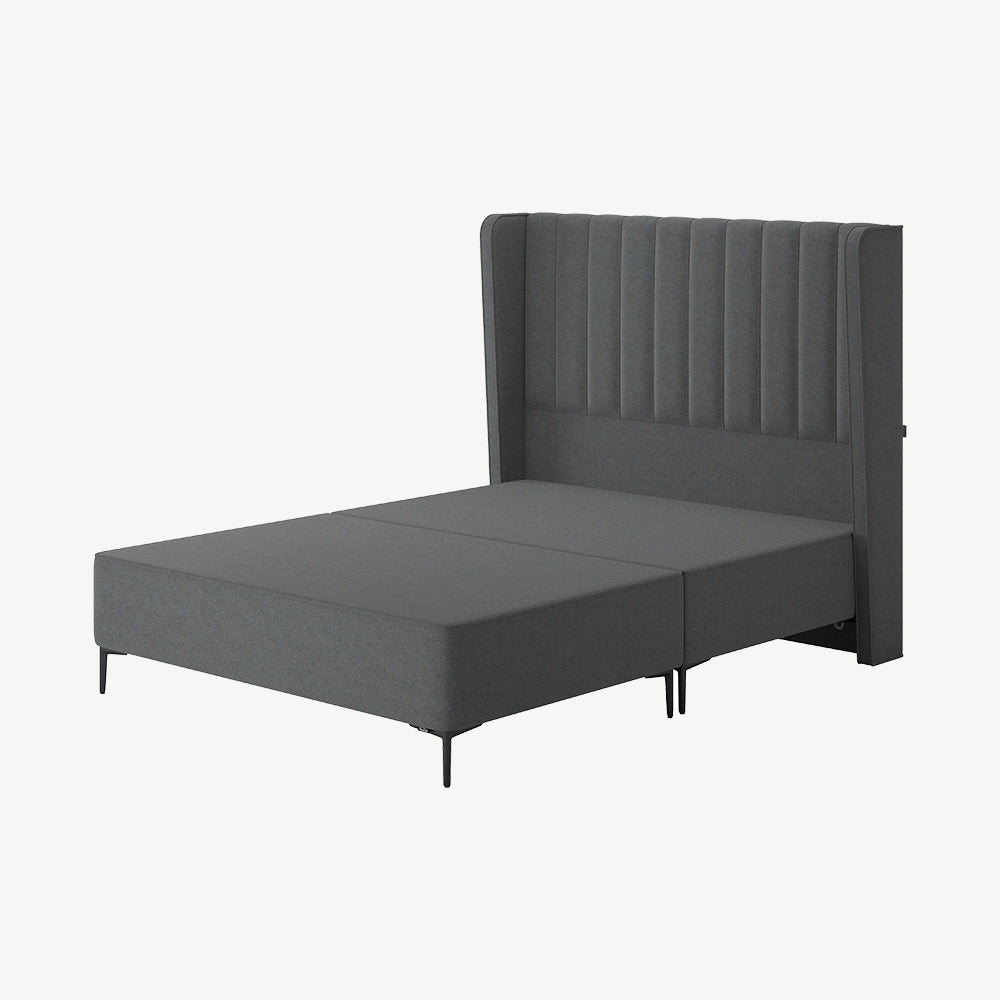 TEMPUR® Suffolk Slim Divan in Dark Grey