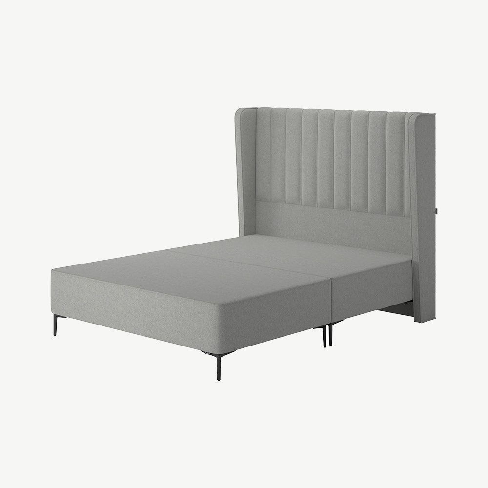 TEMPUR® Suffolk Slim Divan in Light Grey