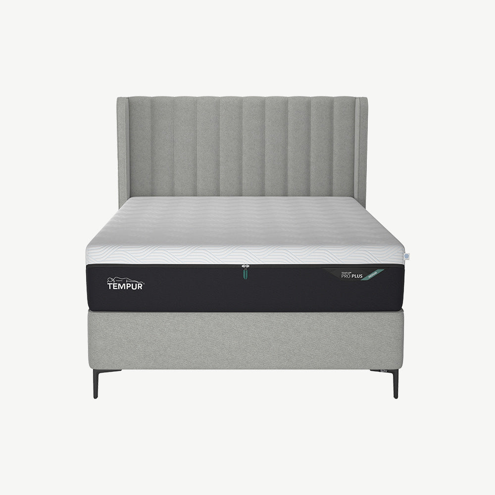 TEMPUR® Suffolk Slim Divan in Light Grey