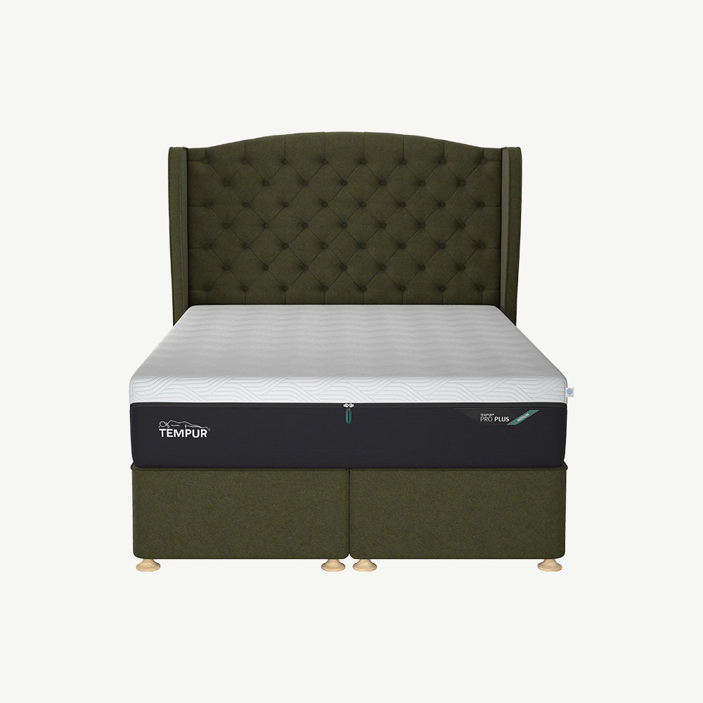 TEMPUR® Suffolk Divan with Drawers in Green