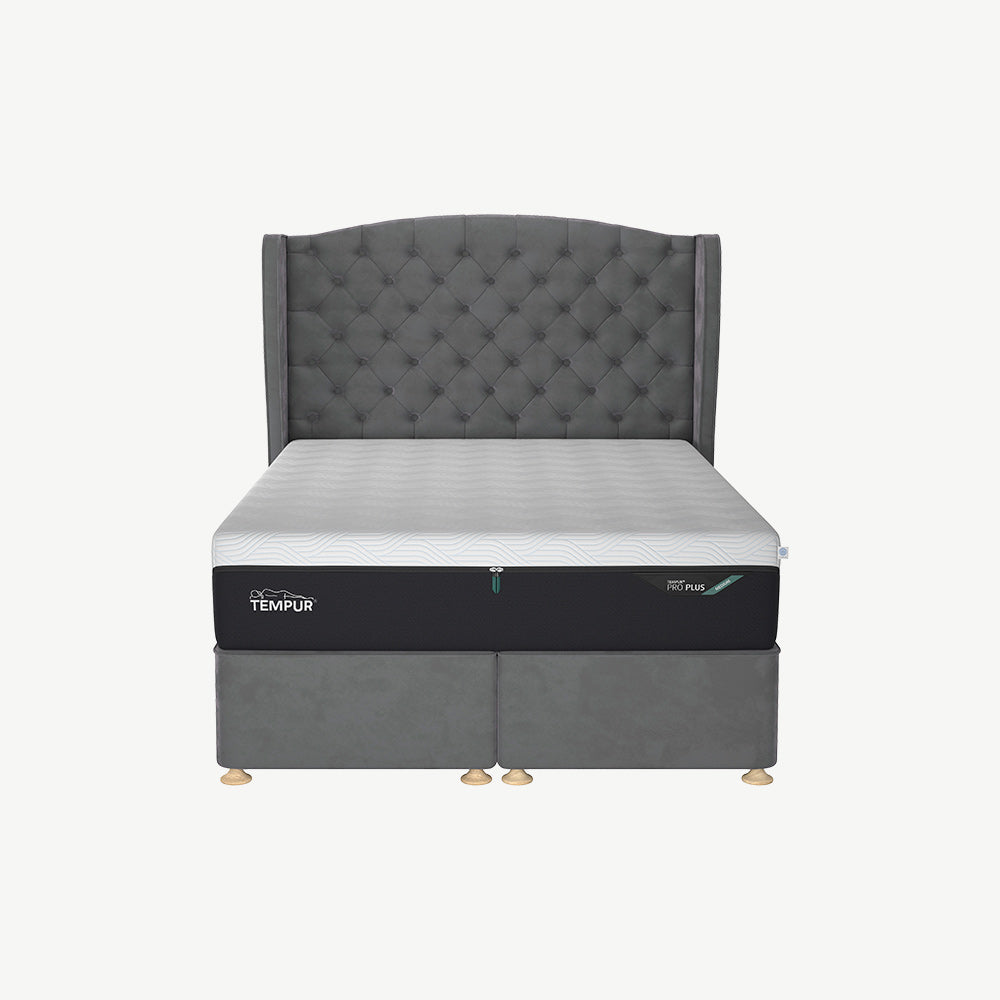 TEMPUR® Suffolk Divan with Drawers in Armour